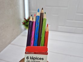 Pack 6 lapices colores largos BENABI